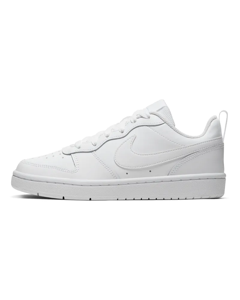 Nike Court Borough Low 2 Schuh für ältere Kinder - Weiß Weiß