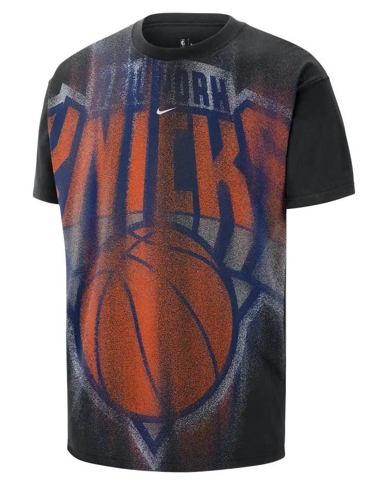 Nike New York Knicks Basketball-T-Shirt (Herren) - Schwarz Schwarz