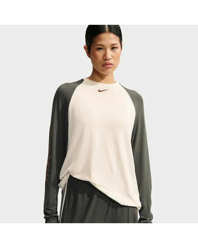 Nike SKIMS Stretch Knit Longsleeve (Damen) - Weiß Weiß