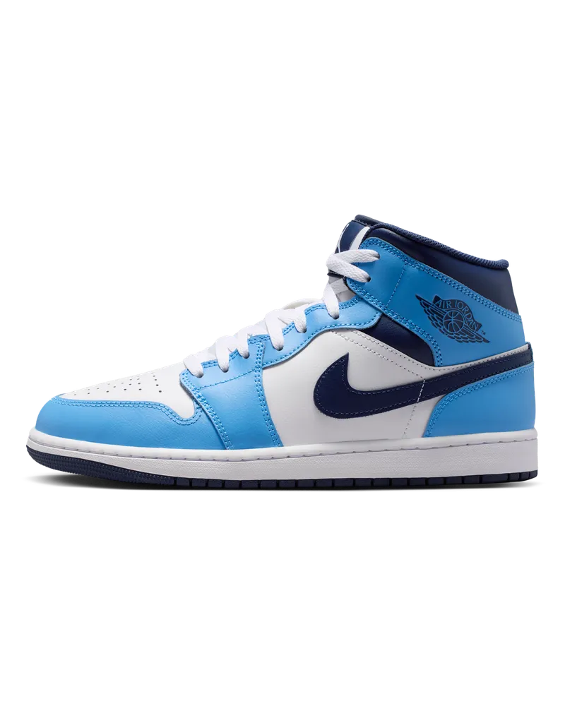 Jordan Air  1 Mid Herrenschuh - Blau Blau