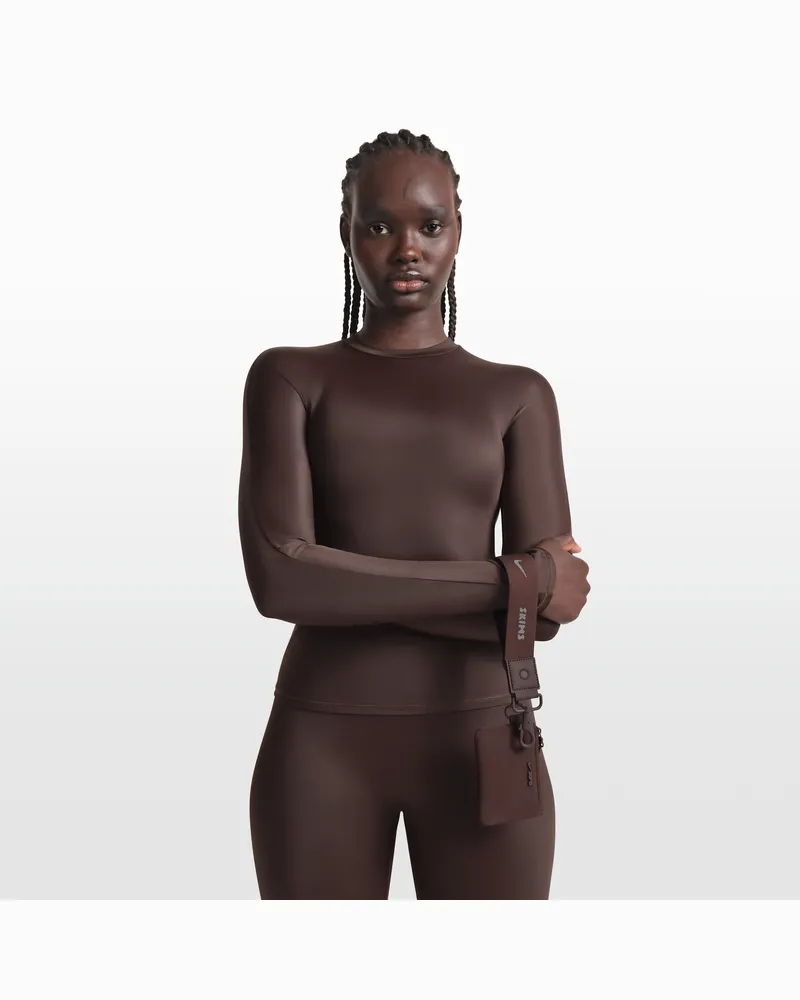 Nike SKIMS Beutel mit Clip - Braun Braun