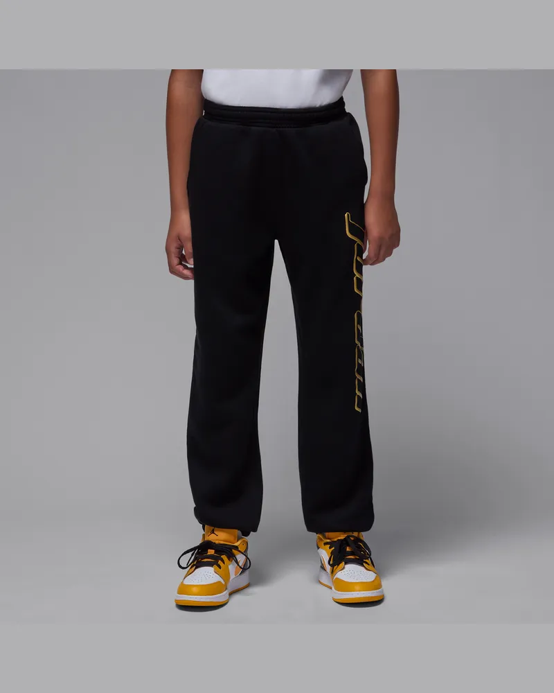 Jordan Mountainside Fleece-Hose (ältere Kinder) - Schwarz Schwarz