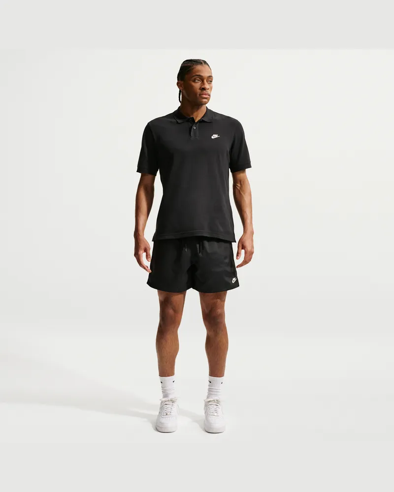 Nike Club Flow-Webshorts für Herren - Schwarz Schwarz
