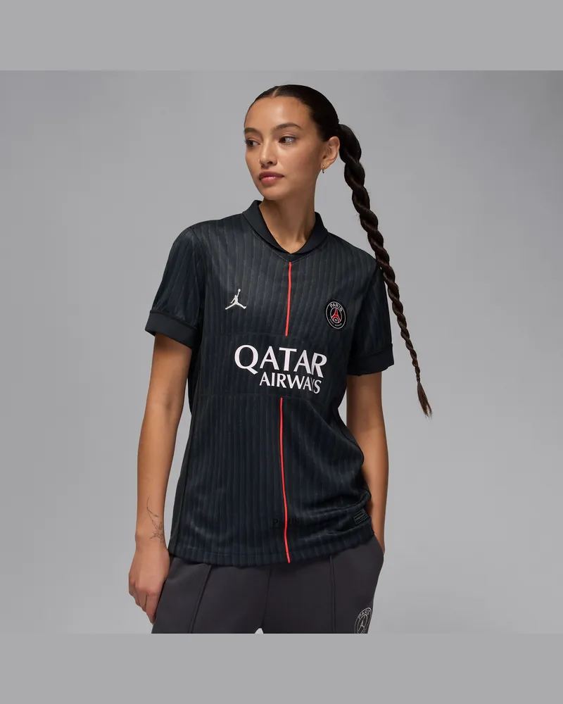 Jordan Paris Saint-Germain 2025/26 Stadium Fourth  Dri-FIT Replika-Fußballtrikot (Damen) - Schwarz Schwarz