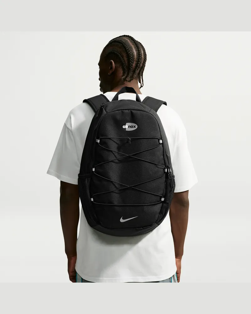 Nike Heritage Sweep Air Max Rucksack (25 l) - Schwarz Schwarz