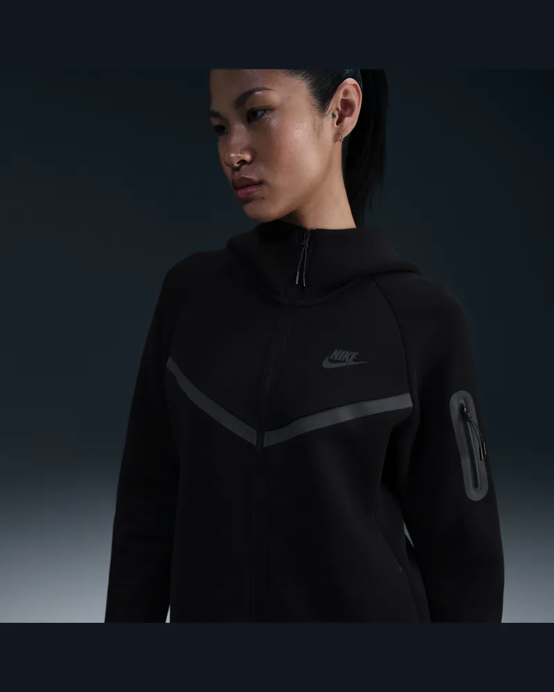 Nike Sportswear Tech Fleece Windrunner Kapuzenjacke (Damen) - Schwarz Schwarz