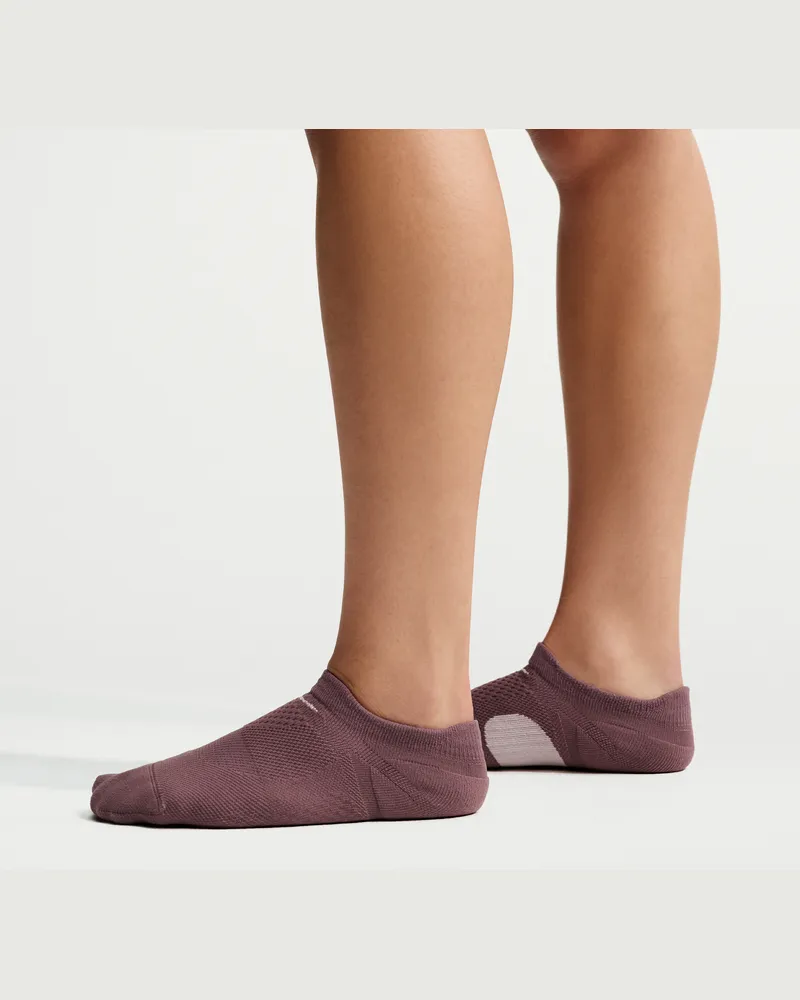 Nike Run Midweight No-Show-Laufsocken (1 Paar) - Lila Lila