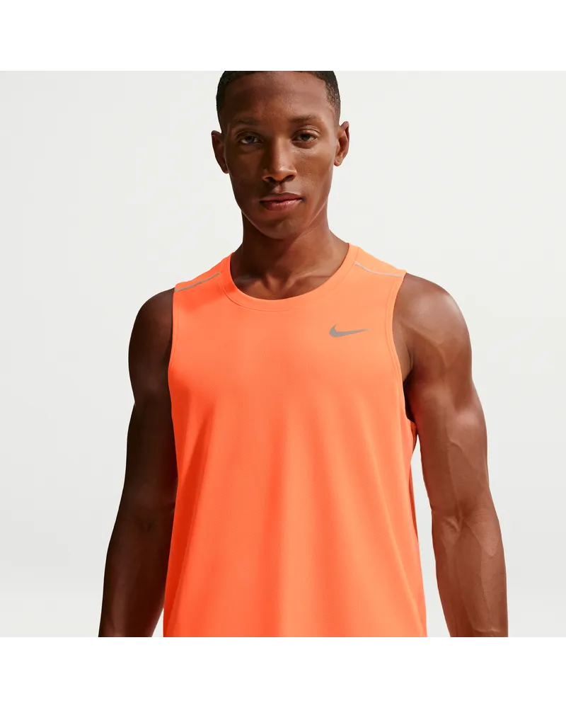 Nike Miler Dri-FIT Lauf-Tanktop (Herren) - Orange Orange