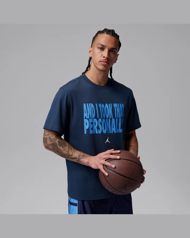 Jordan Sport T-Shirt mit Dri-FIT-Technologie (Herren) - Blau Blau