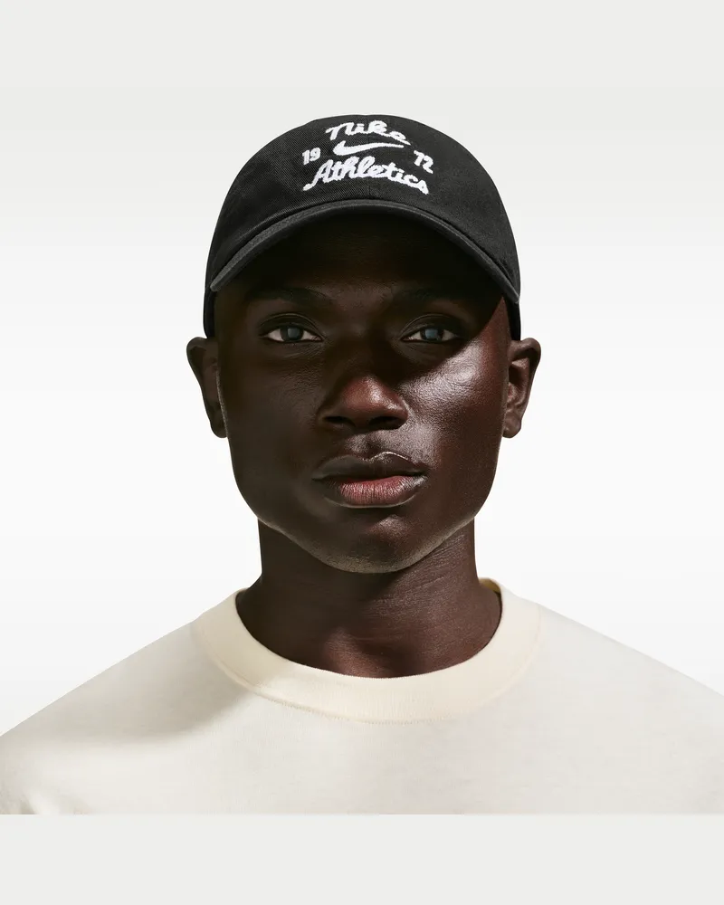 Nike Club unstrukturierte Cap - Schwarz Schwarz
