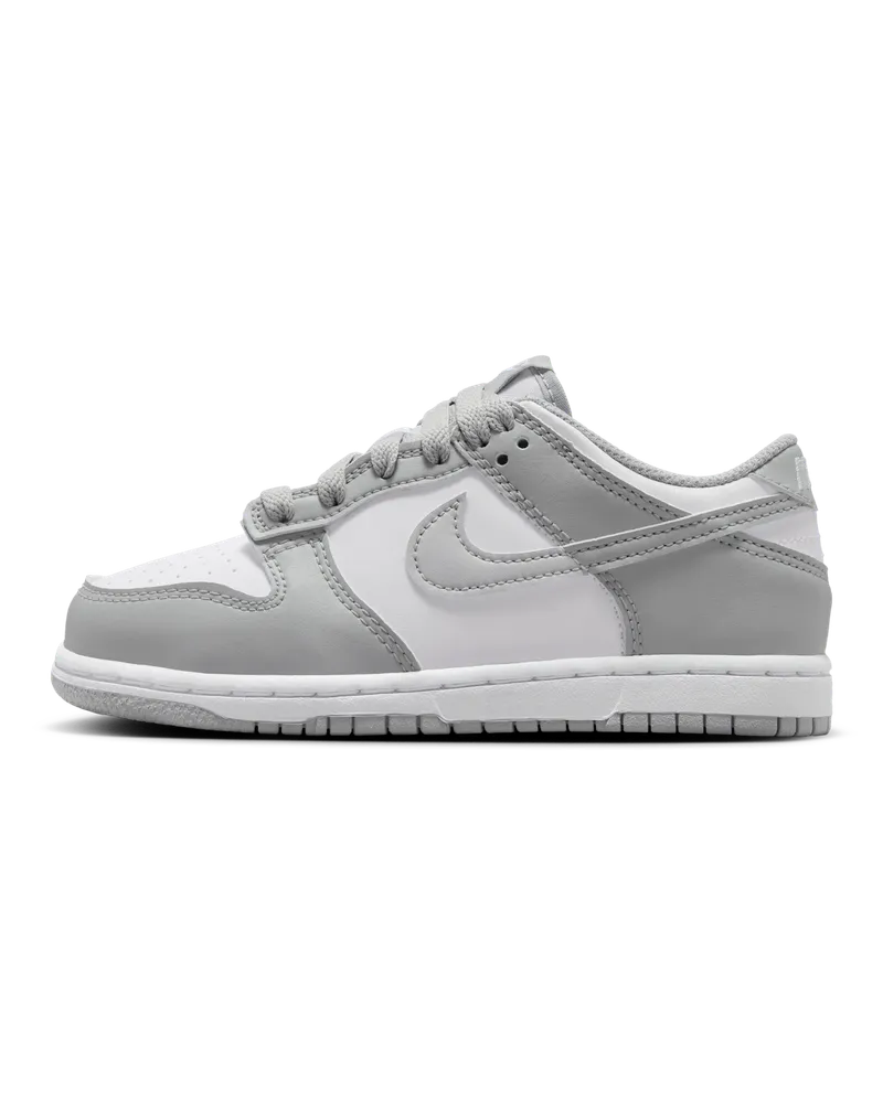 Nike Dunk Low Schuh (jüngere Kinder) - Weiß Weiß