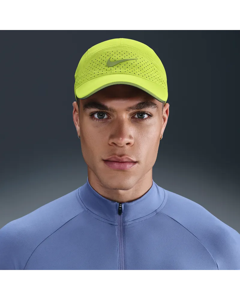 Nike Fly Dri-FIT ADV Cap mit unstrukturiertem und reflektierendem Design - Grün Grün