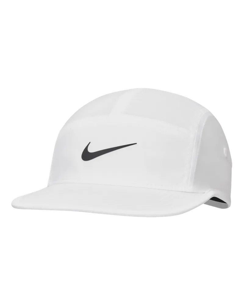 Nike Dri-FIT Fly unstrukturierte Swoosh-Cap - Weiß Weiß