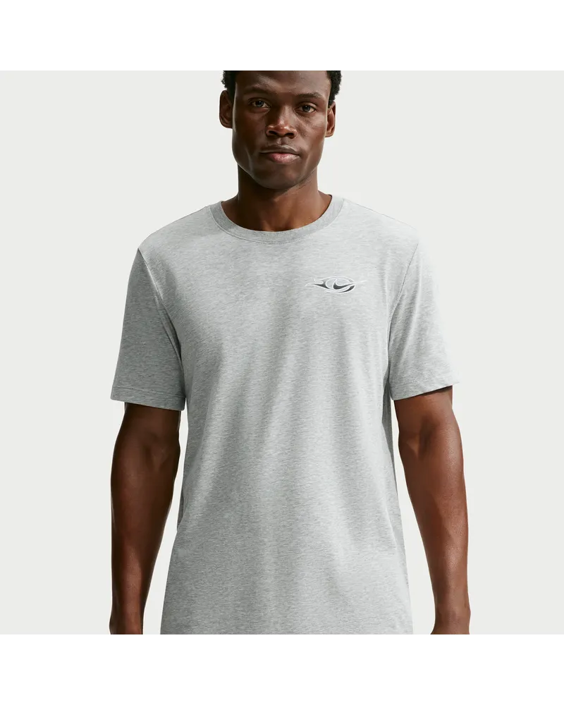 Nike Dri-FIT Lauf-T-Shirt (Herren) - Grau Grau