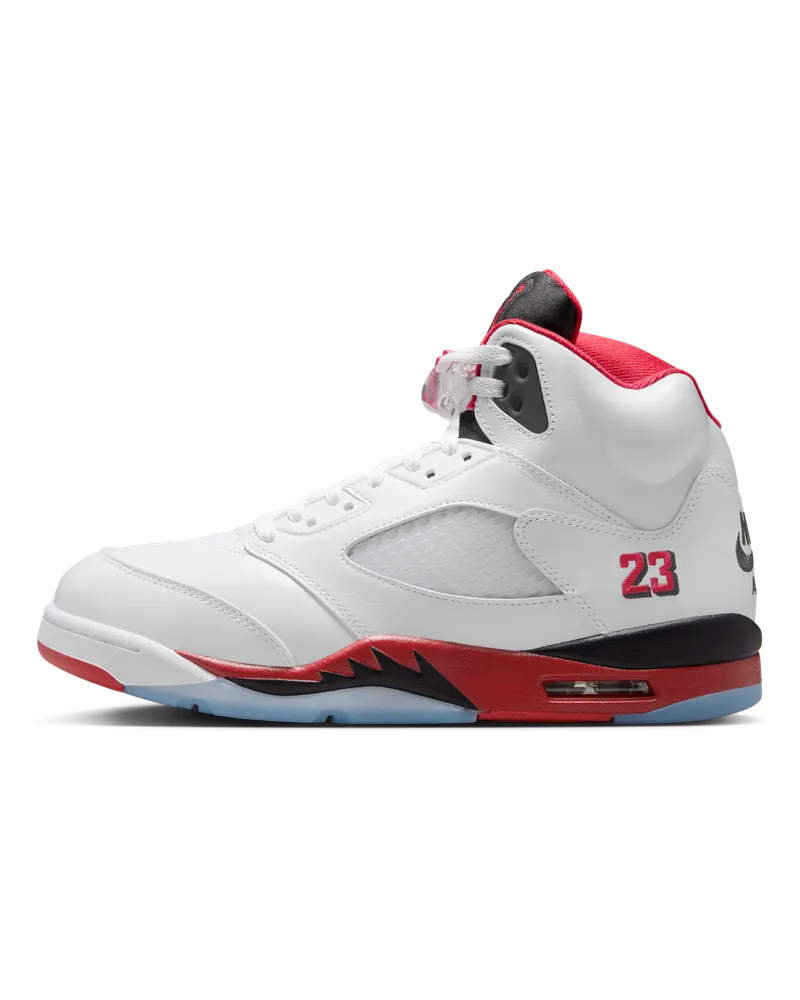 Jordan Air  5 Retro Herrenschuh - Weiß Weiß
