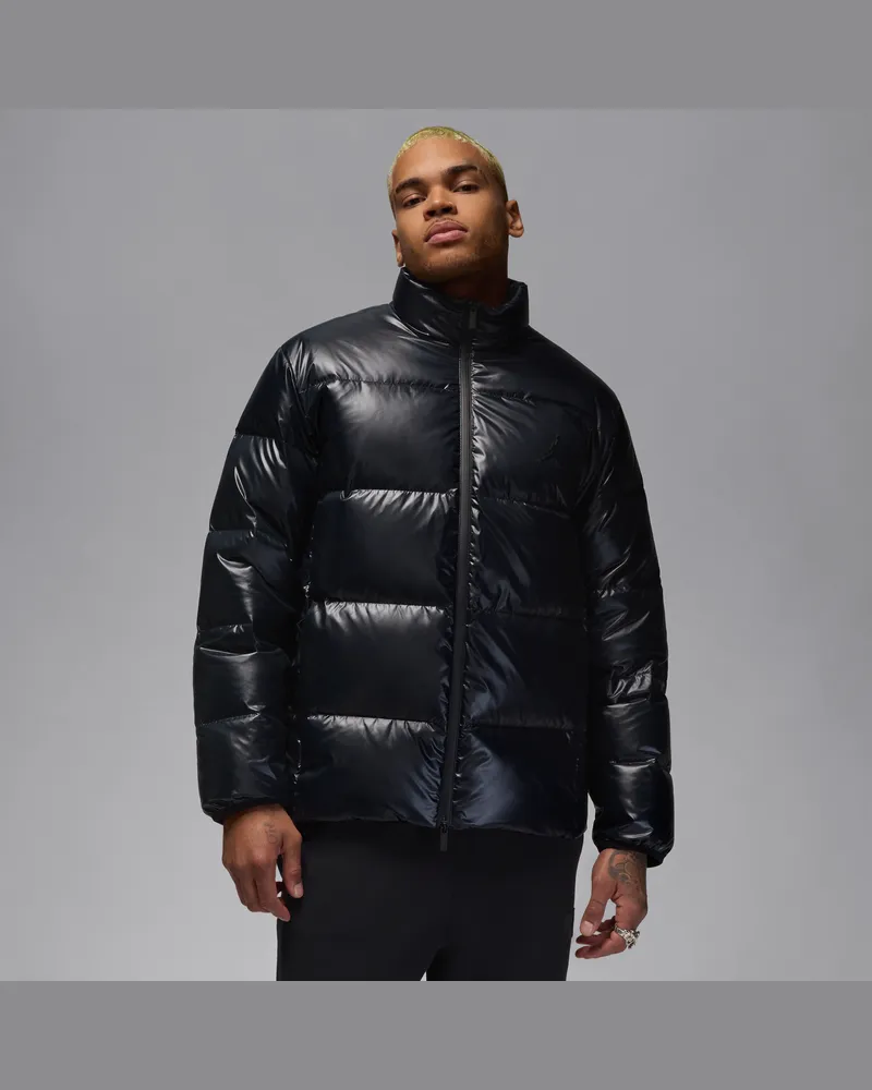 Jordan Flight Daunen-Pufferjacke (Herren) - Schwarz Schwarz