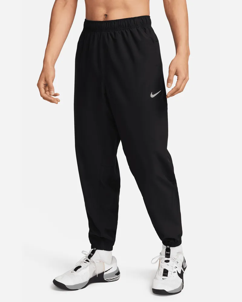 Nike Form vielseitige Hose mit schmal zulaufender Passform und für Herren - Schwarz Schwarz