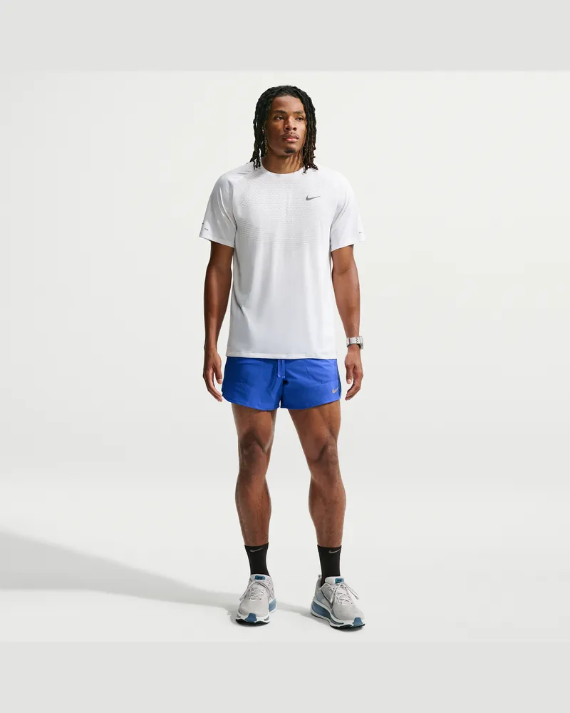 Nike Stride Dri-FIT Laufshorts mit integriertem Slip (ca. 12,5 cm) (Herren) - Blau Blau