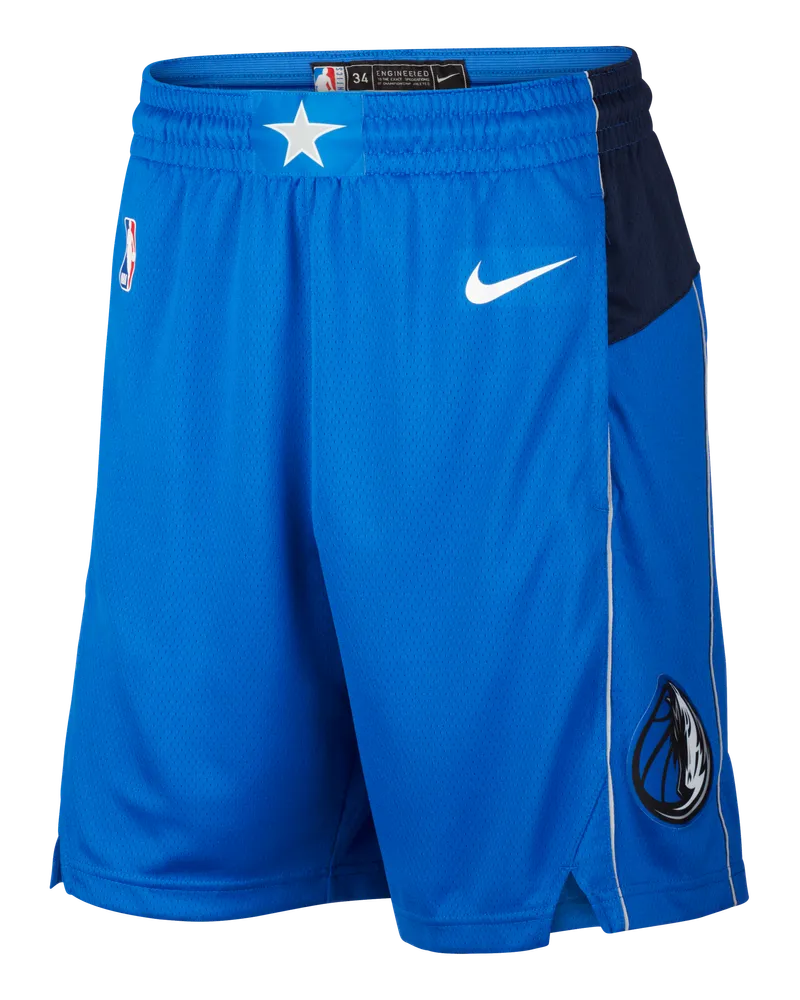 Nike Dallas Mavericks Icon Edition  NBA Swingman Shorts für Herren - Blau Blau