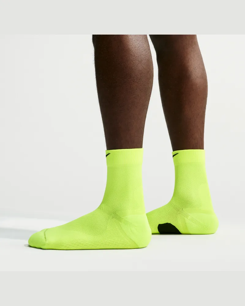 Nike Running mittelschwere Micro Crew-Socken (1 Paar) - Gelb Gelb