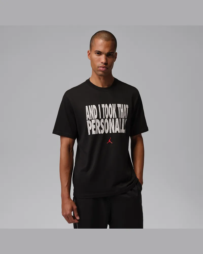 Jordan Sport T-Shirt mit Dri-FIT-Technologie (Herren) - Schwarz Schwarz