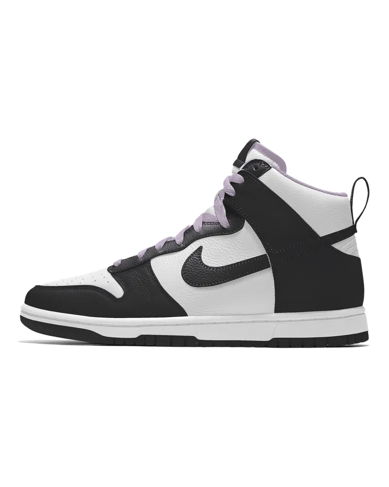 Nike Dunk High By You personalisierbarer Sneaker - Schwarz Schwarz