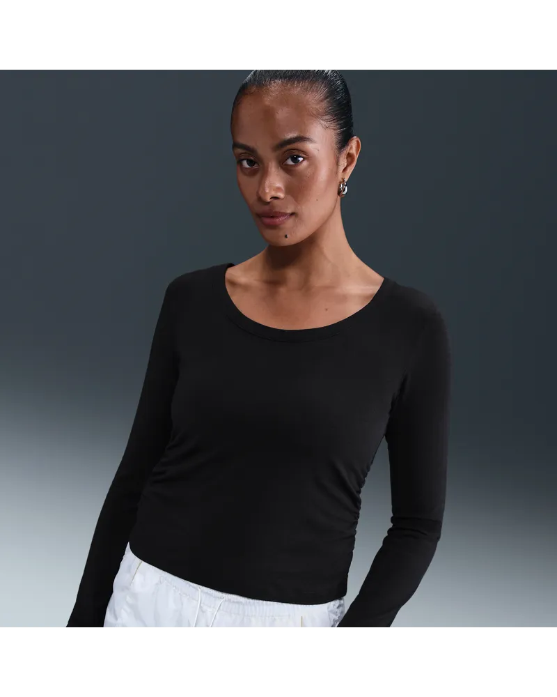 Nike Sportswear Chill Knit Longsleeve (Damen) - Schwarz Schwarz
