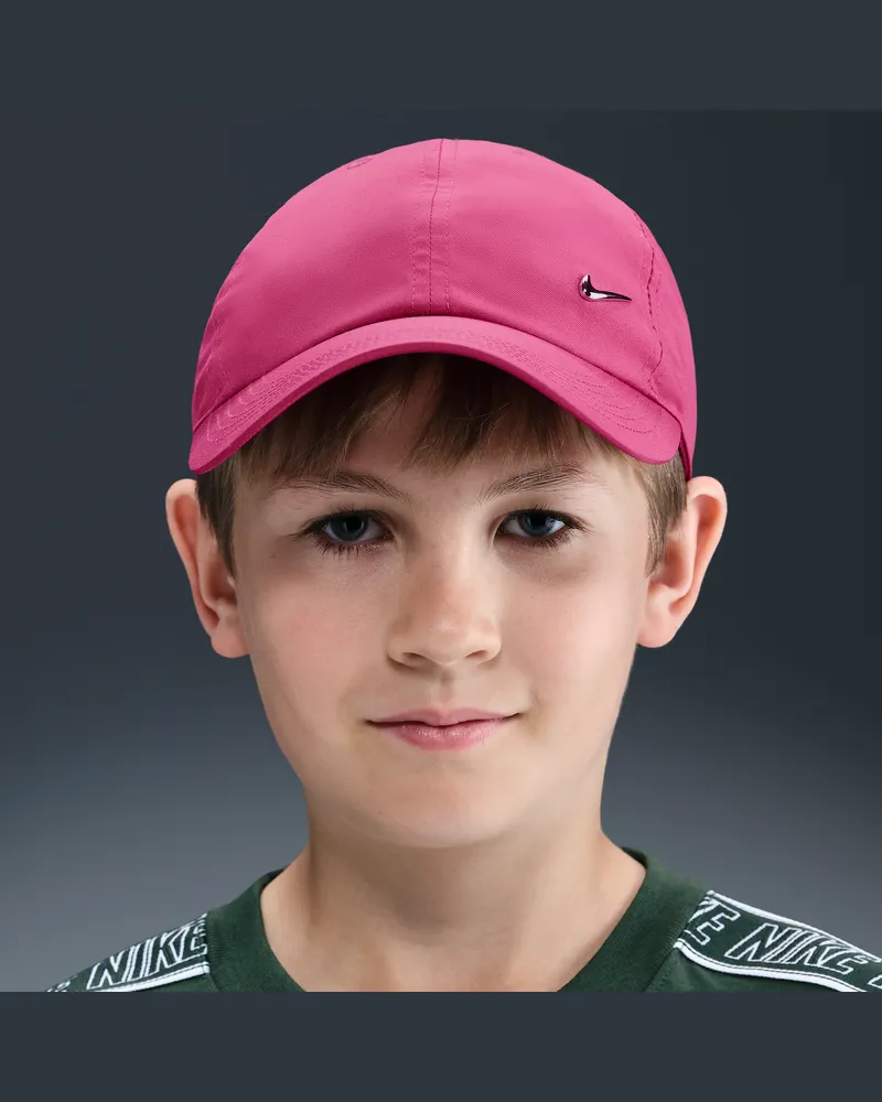 Nike Dri-FIT Club unstrukturierte Metall-Swoosh-Cap für Kinder - Lila Lila
