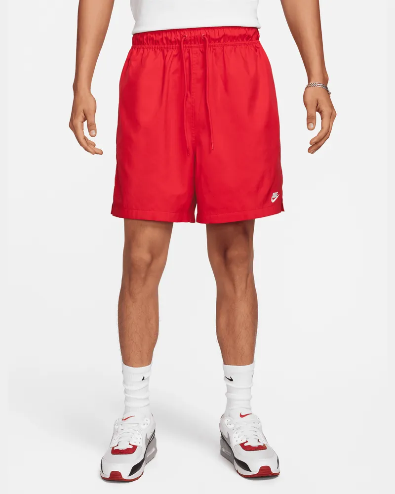 Nike Club Flow-Webshorts für Herren - Rot Rot