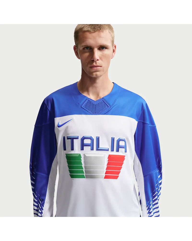 Nike Team Italien" Herren-Hockeytrikot - Weiß Weiß