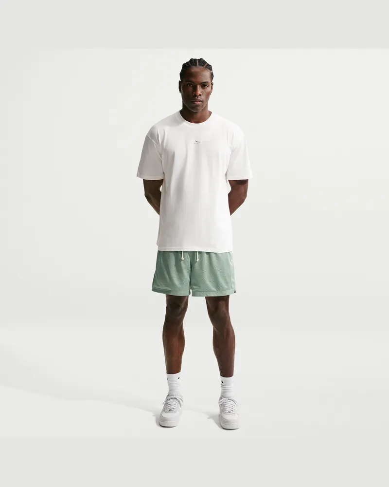 Nike Standard Issue Trainings-Basketballshorts aus Mesh (ca. 13 cm) (Herren) - Grün Grün