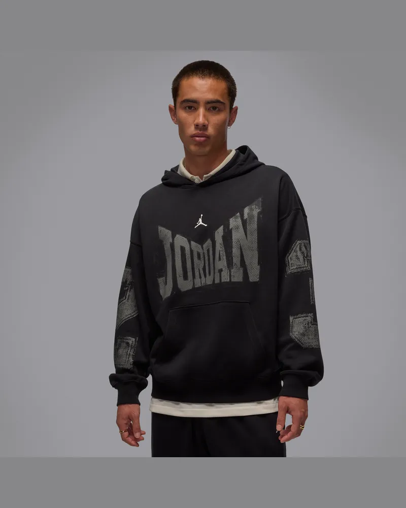 Jordan Brooklyn College-Hoodie (Herren) - Schwarz Schwarz