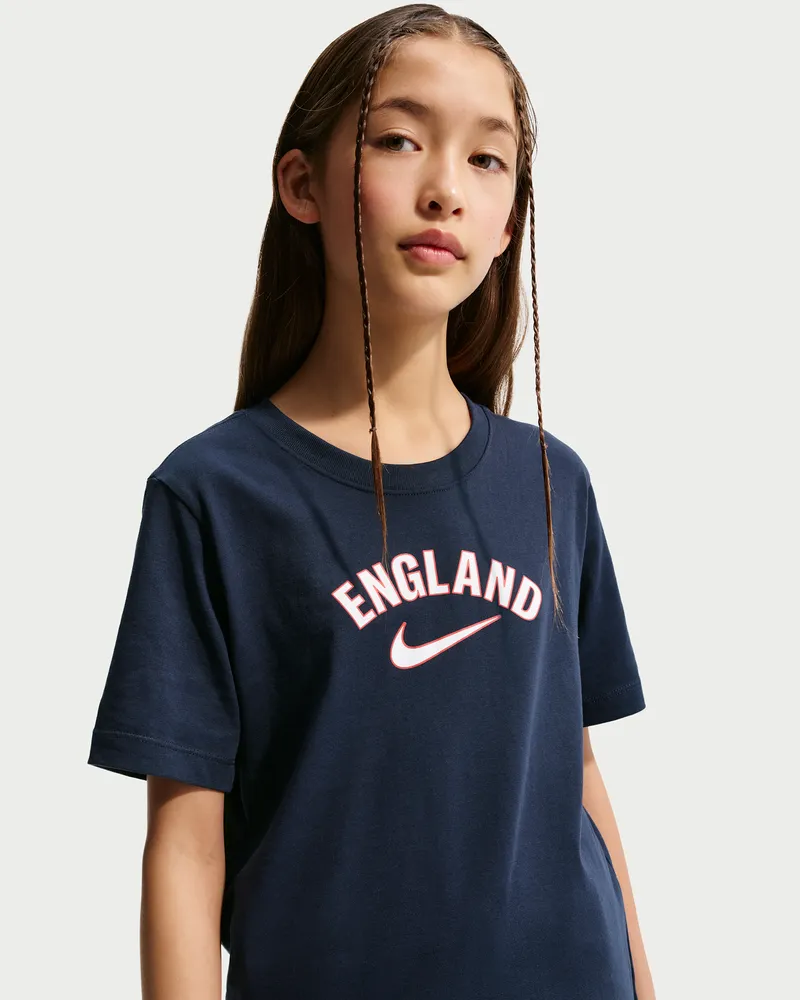 Nike England  Fußball-T-Shirt (ältere Kinder) - Blau Blau