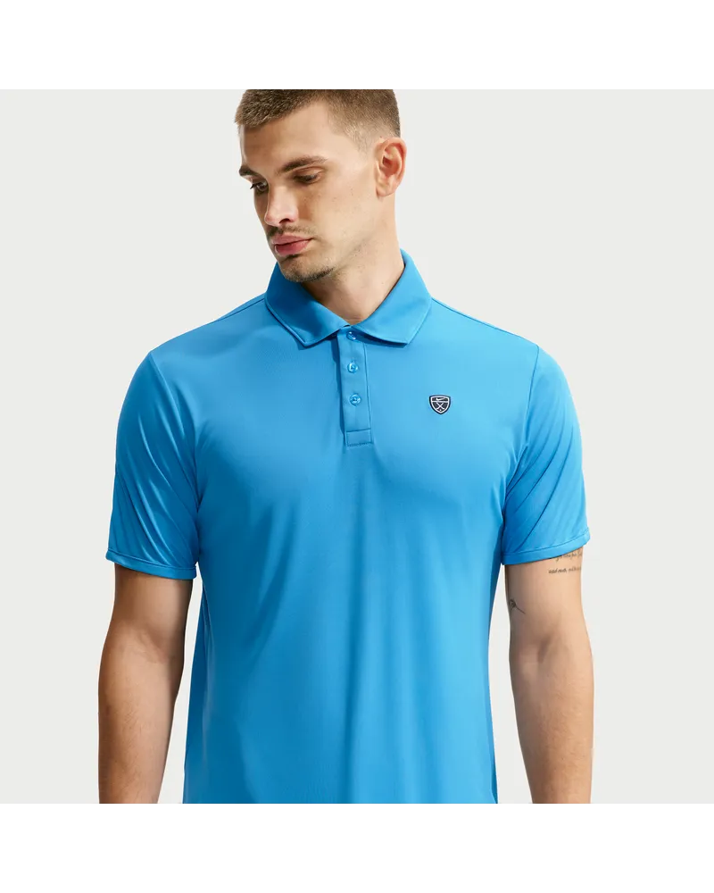 Nike Par Dri-FIT Golf-Poloshirt mit Logo auf der Brust (Herren) - Blau Blau