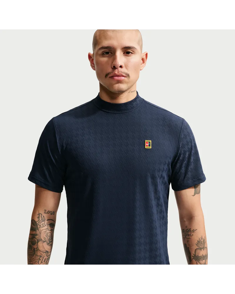 Nike Club Rules Aero-FIT Oberteil mit Stehkragen (Herren) - Blau Blau