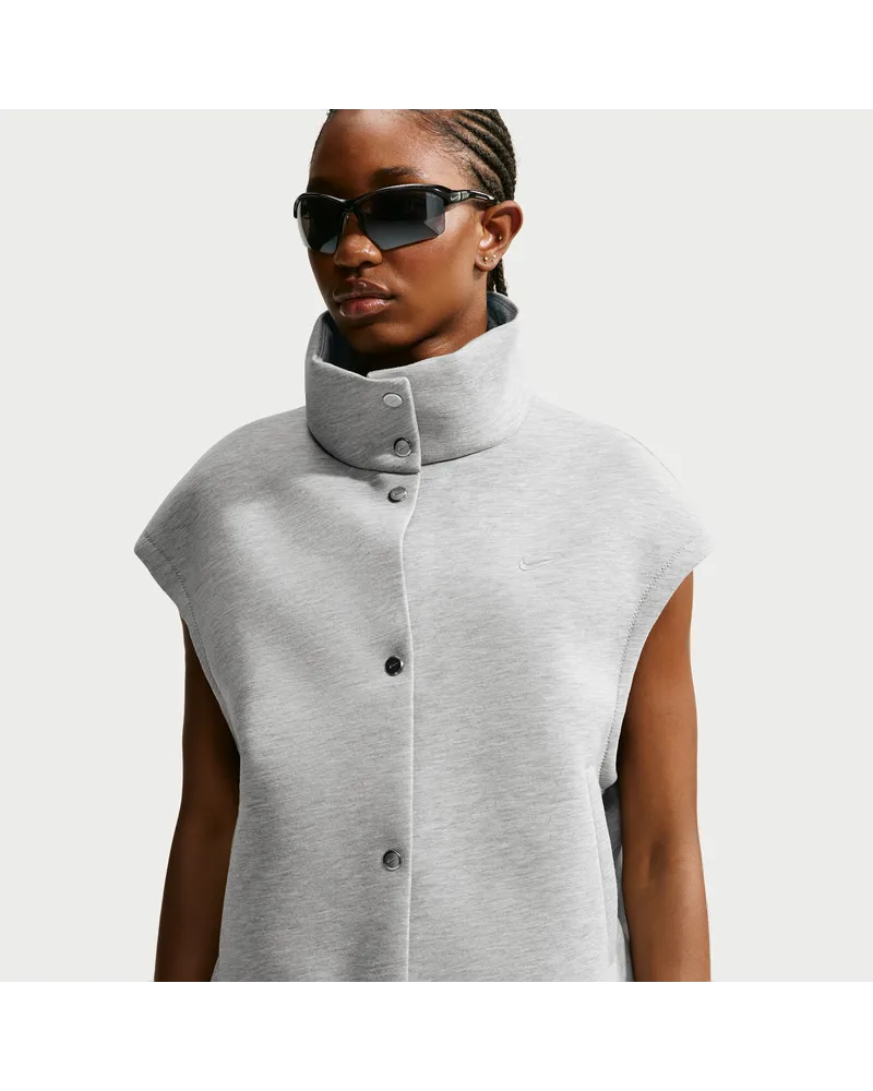 Nike Pregame Fleece weite Weste (Damen) - Grau Grau