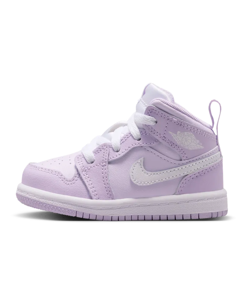 Jordan 1 Mid Schuh für Babys und Kleinkinder - Lila Lila