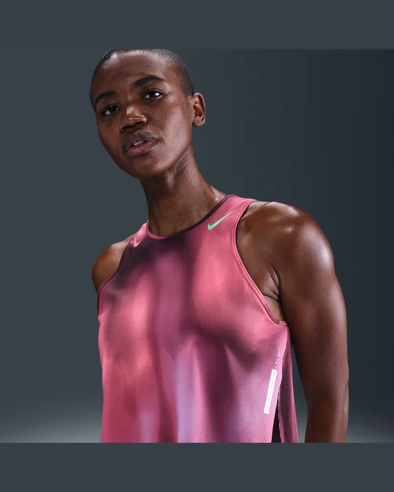 Nike AeroSwift "Faith Kipyegon" verkürztes Lauf-Tanktop mit Dri-FIT ADV-Technologie (Damen) - Lila Lila