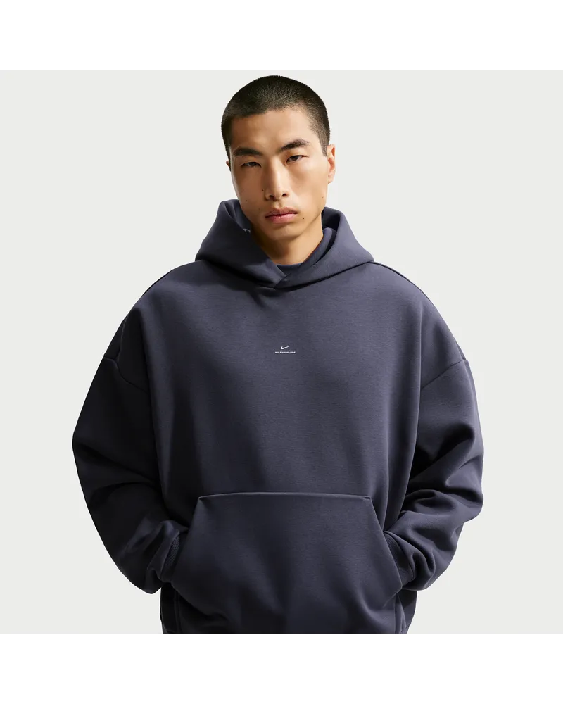 Nike Standard Issue Therma-FIT-Basketball-Hoodie aus gebürstetem Fleece (Herren) - Grau Grau