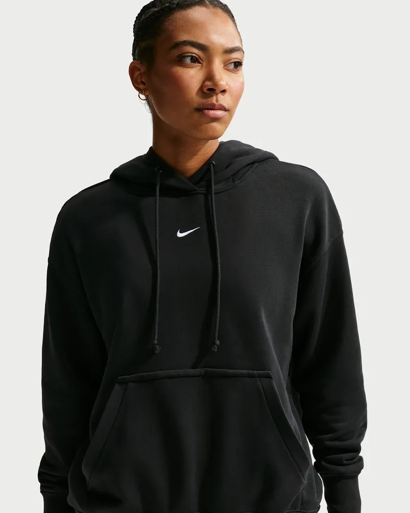 Nike Phoenix Fleece Oversize-Basketball-Hoodie (Damen) - Schwarz Schwarz