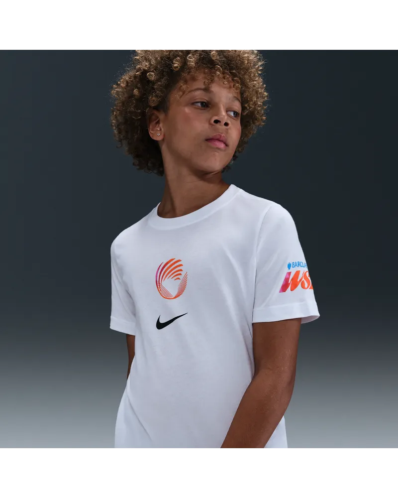Nike WSL  Fußball-T-Shirt (ältere Kinder) - Weiß Weiß