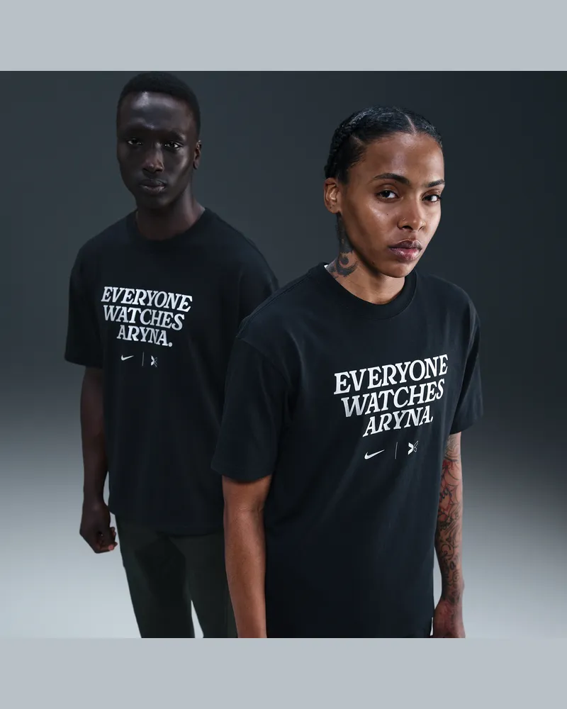 Nike Everyone Watches Women's Sports™ "Aryna Sabalenka"  by TOGETHXR Tennis-T-Shirt - Schwarz Schwarz