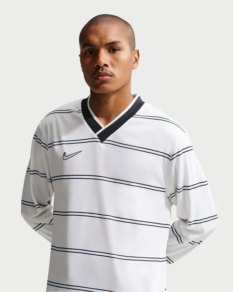 Nike Energy Dri-FIT Longsleeve-Fußballoberteil (Herren) - Weiß Weiß