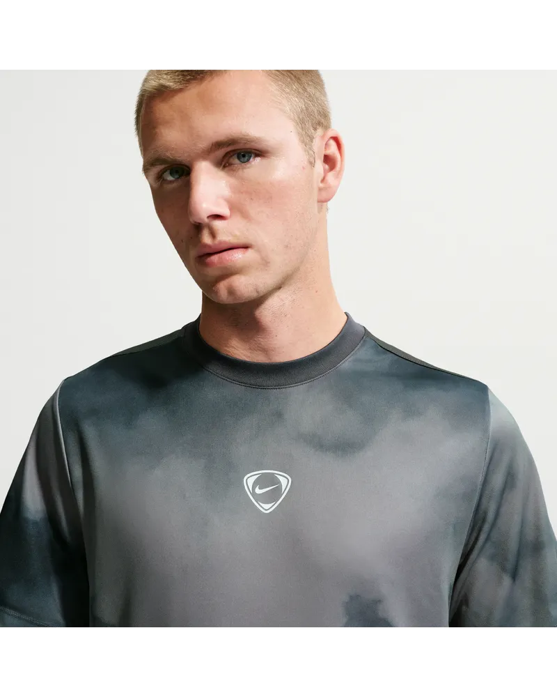 Nike Academy+ Dri-FIT Kurzarm-Fußballoberteil (Herren) - Schwarz Schwarz