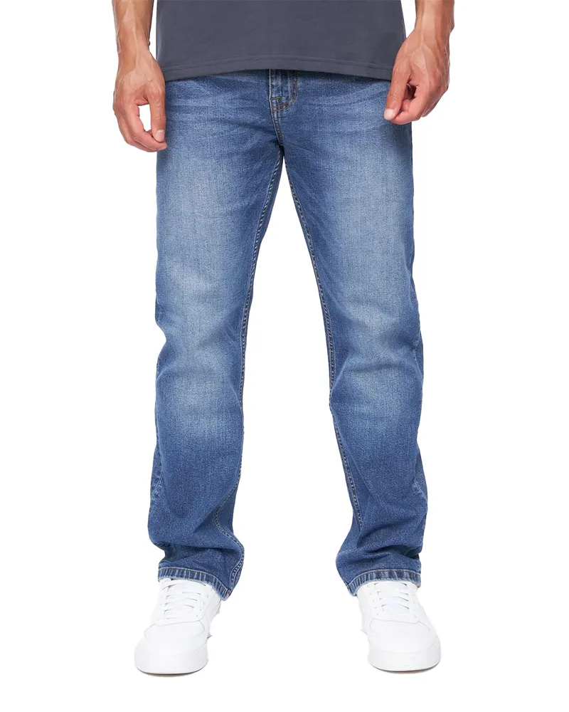 Duck and Cover Jeans für Herren (Steinwaschen Marineblau
