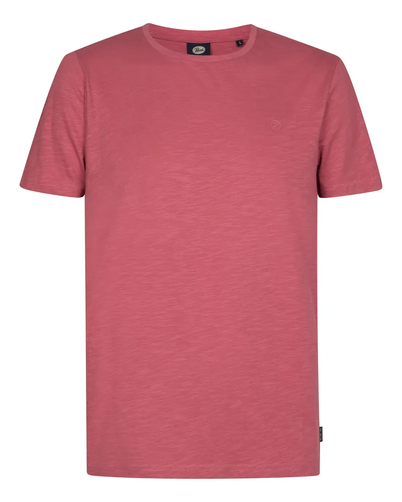 Petrol Industries Jersey T-Shirt EclipseLuna Herren - Rot Korallenrot