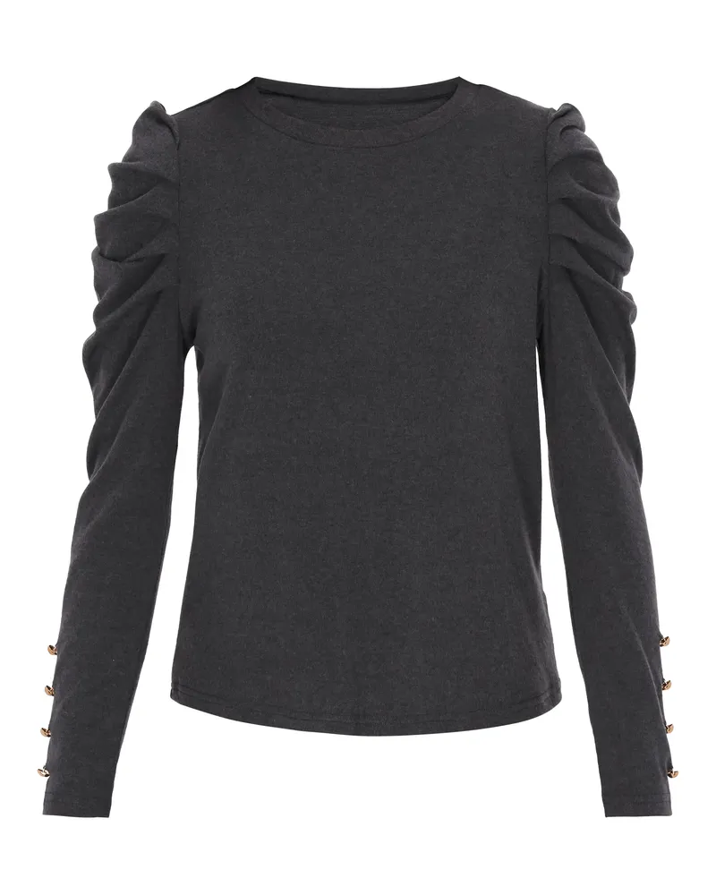 FAINA Bluse Frauen Schwarz Schwarz