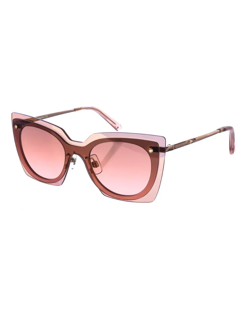 Swarovski Acetat-Sonnenbrille mit ovaler Form SK0201S Damen Nude