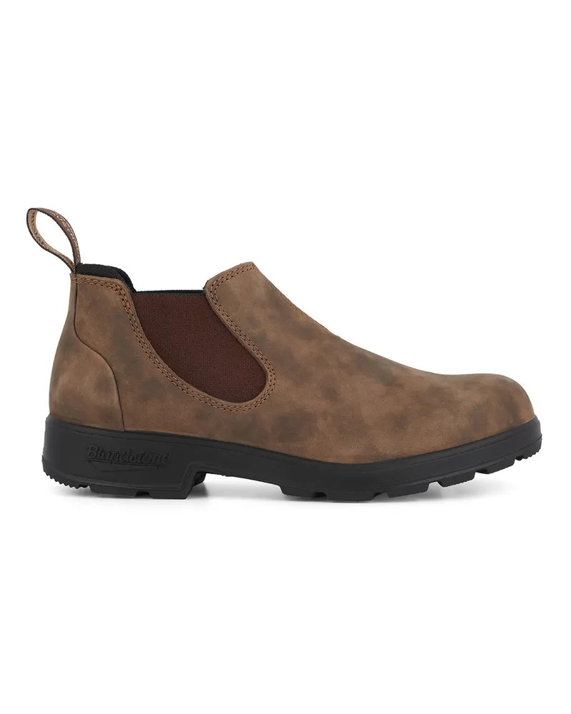 BLUNDSTONE 2036 Rustikaler brauner Chelsea-Stiefel Braun