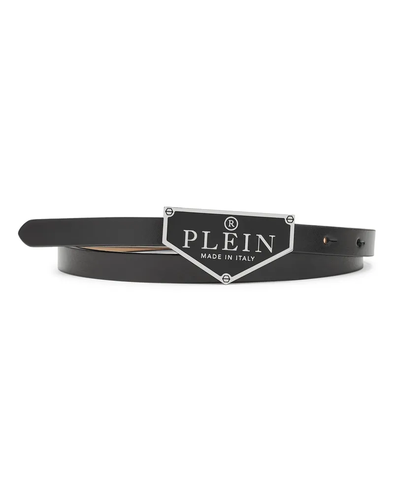 Philipp Plein Gürtel Iconic Plein Schwarz